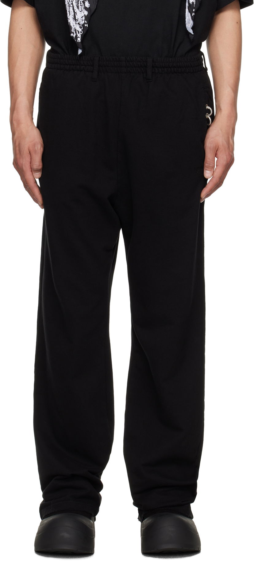 Joggingbukser We11done We11done Piercing Sweatpants Sort | WD-TA1-25-712-U-BK