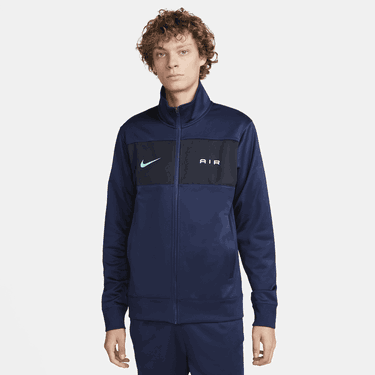 Jakke Nike Air Tracksuit Jacket Mørkeblå | FQ8808-410, 0