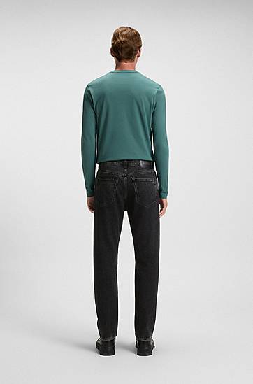 Jeans BOSS Regular-fit jeans comfort-stretch denim Sort | 50549861, 1