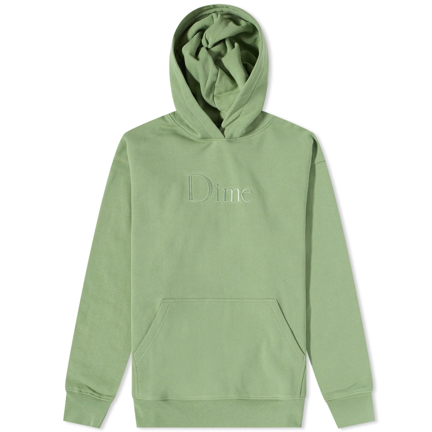 Sweatshirt Dime Classic Logo Hoody Moss Grøn | DIMESU2312MOS, 0