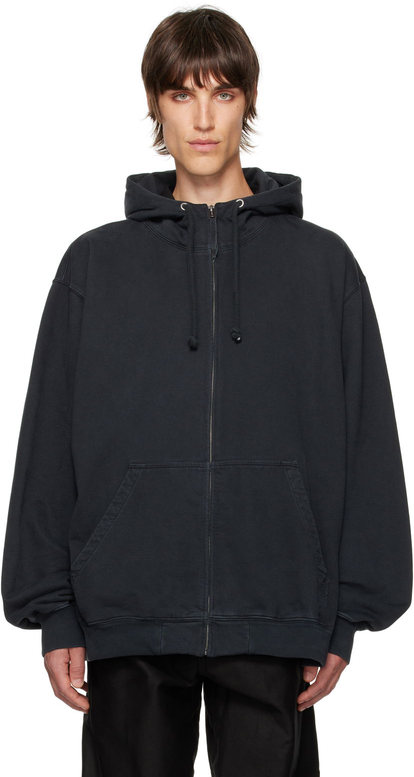 Sweatshirt Maison Margiela Embroidered Logo Hoodie Sort | S50HG0046 S25520