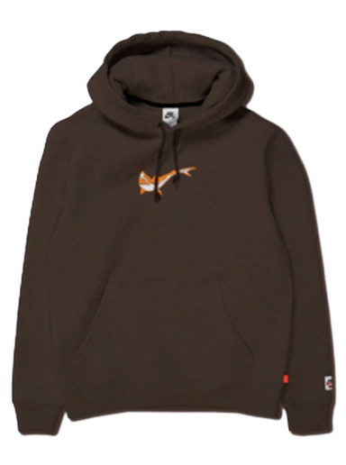 Sweatshirt Nike SB Orange Label x Oski Fleece Skate Hoodie Brun | DJ3680-237