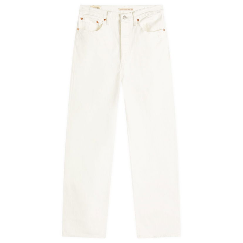 Jeans Levi's Women's Ribcage Straight Ankle Jeans Size 26 Hvid | 72693-0076