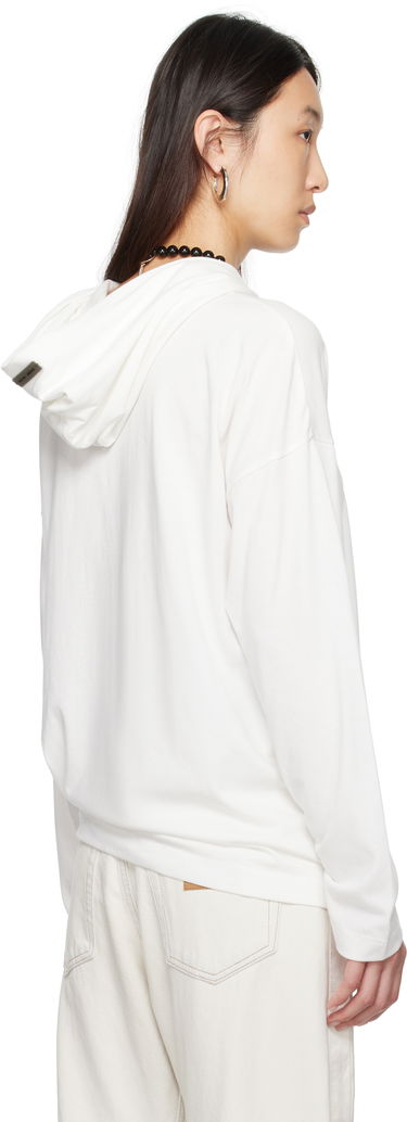 Sweatshirt Fear of God Fear of God ESSENTIALS Long Sleeve Hoodie Hvid | 125SP257044FW, 2