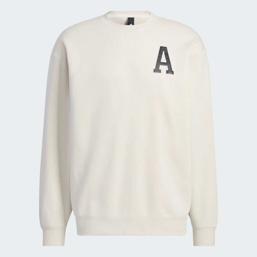 Sweater adidas Performance Men's Fleece Graphic Crewneck Sweatshirt Beige | IB2724