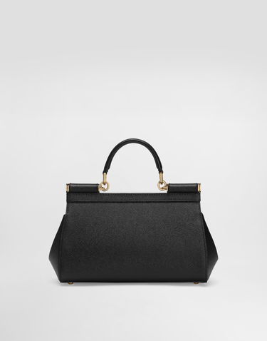 Håndtaske Dolce & Gabbana Dolce & Gabbana Sicily Medium Handbag Sort | BB7652B100180999, 3