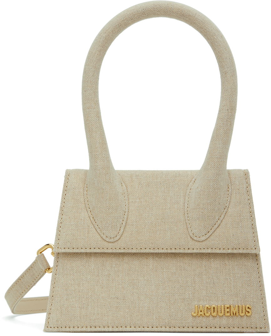 Skuldertaske Jacquemus Le Papier 'Le Chiquito Moyen' Bag Beige | 22H213BA002-3071, 0