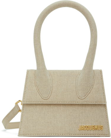 Skuldertaske Jacquemus Le Papier 'Le Chiquito Moyen' Bag Beige | 22H213BA002-3071, 0