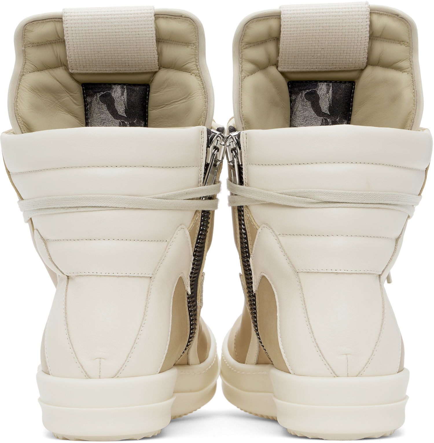 Sneakers og sko Rick Owens Rick Owens Hollywood Geobasket Beige | RR01E5894 LCHLCO, 1