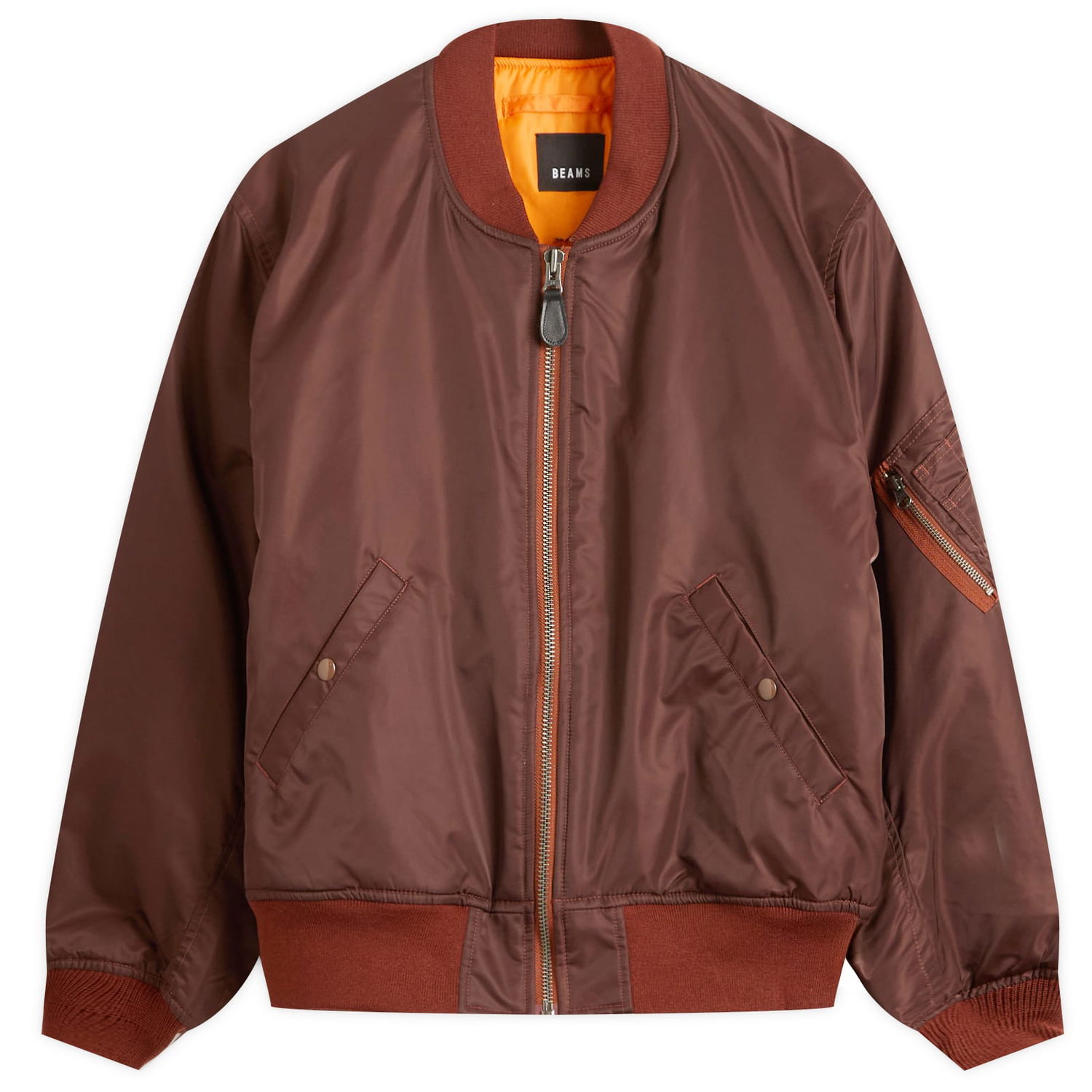 Bomberjakke BEAMS MA1 Jacket Brun | 1118-5607-139-28, 1