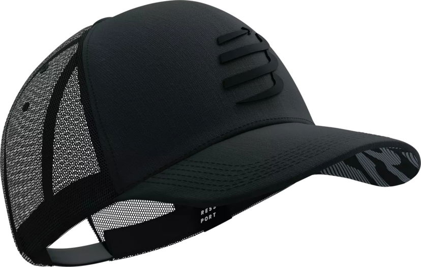 Kasket Compressport Trucker Cap Sort | xhwu4199032t