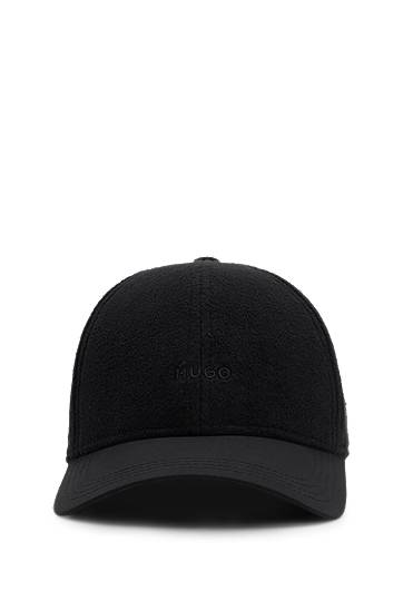 Kasket BOSS HUGO Fleece Cap with Embroidered Logo Sort | 50550600, 0