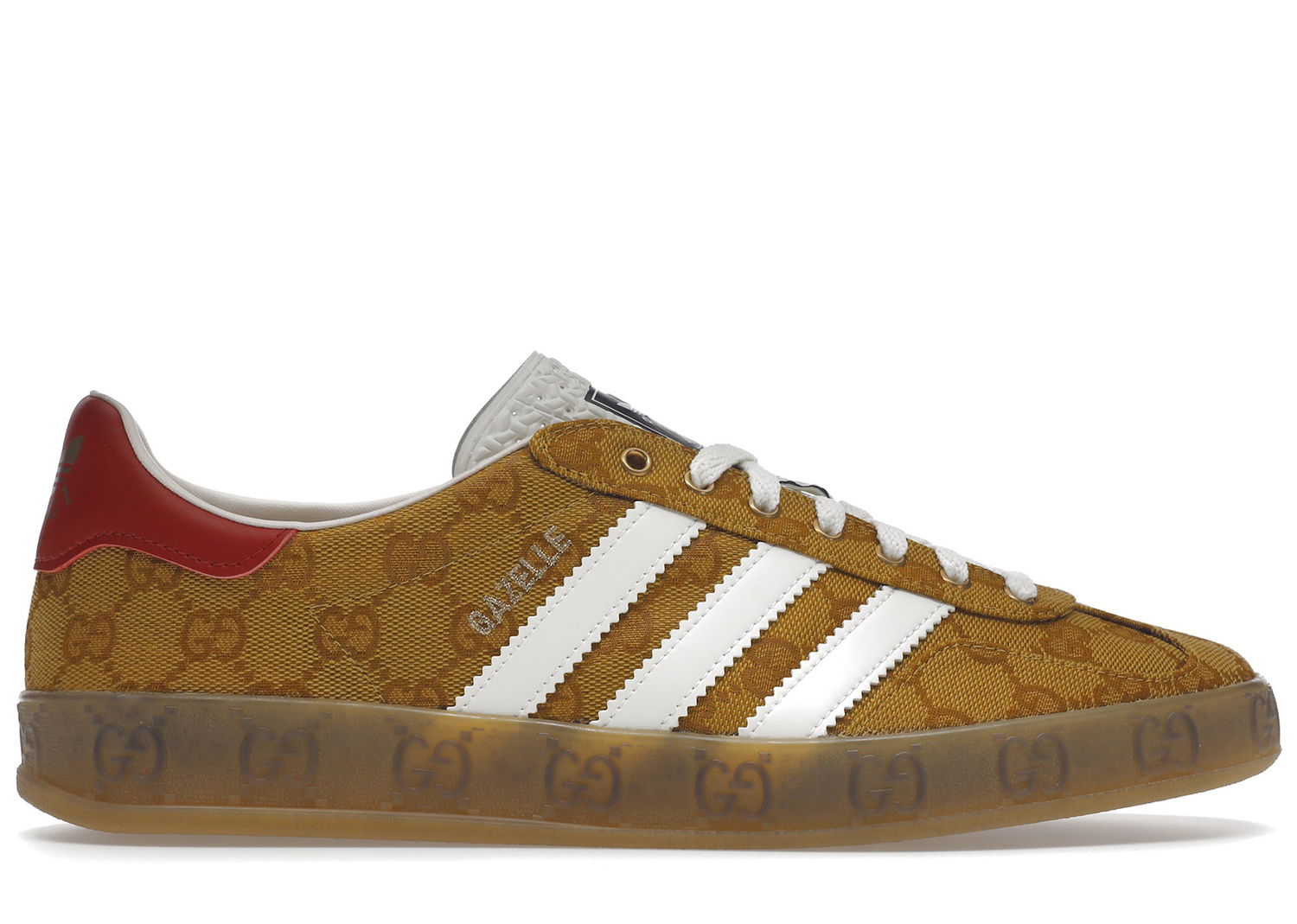 Sneakers og sko adidas Originals Gazelle Gucci Original GG Beige Brown Brun | 707850 UWV20 7162/HQ8850, 0
