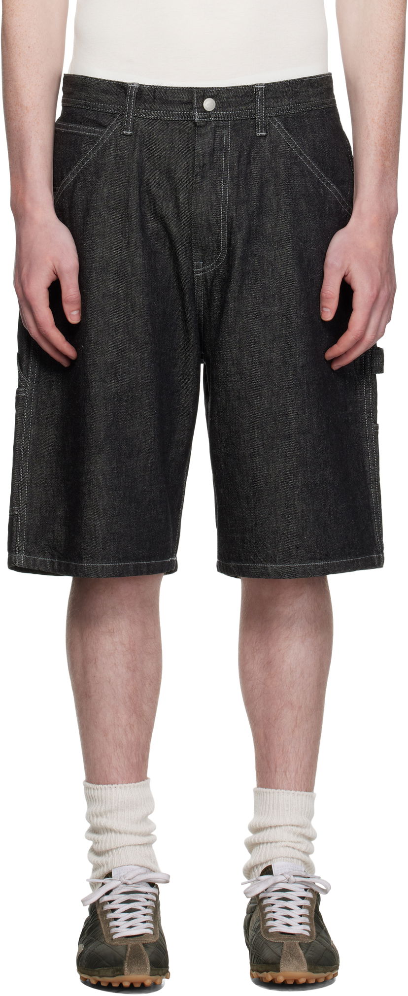 Shorts Neighborhood Neighborhood Painter Denim Shorts Sort | 251AQNH-PTM04