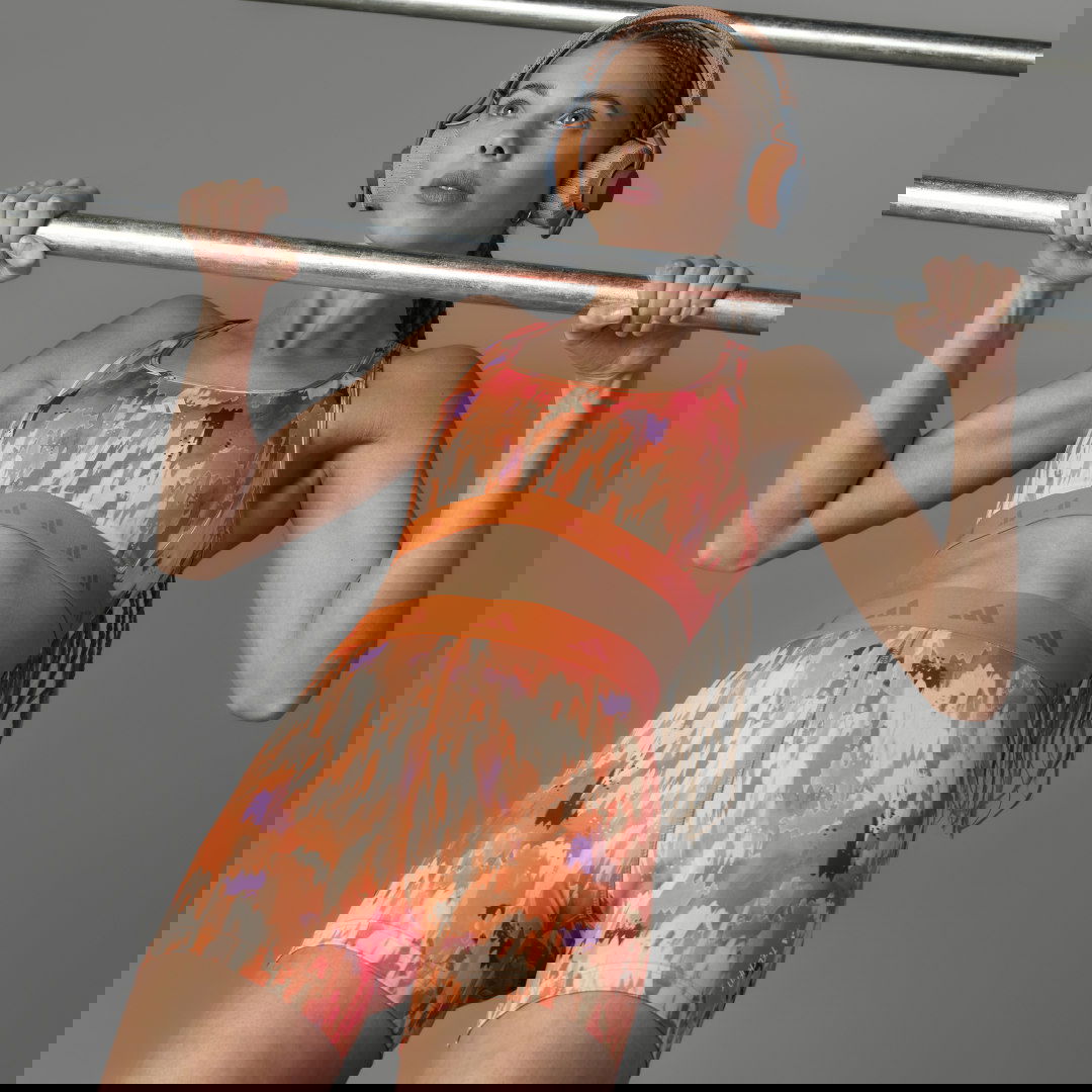 Shorts adidas Performance Lift Your Mind Techfit Short Orange | IN7273, 0