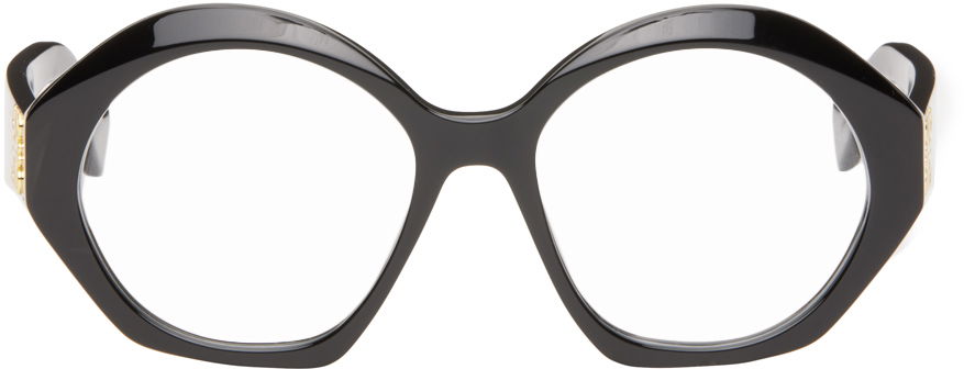 Solbriller Loewe Black Chunky Anagram Glasses Sort | LW50057I 192337138577, 0