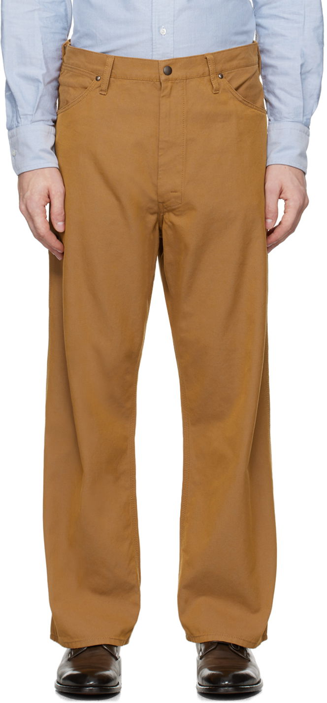 Bukser BEAMS BEAMS PLUS Painter Trousers Brun | 3824-0250-791