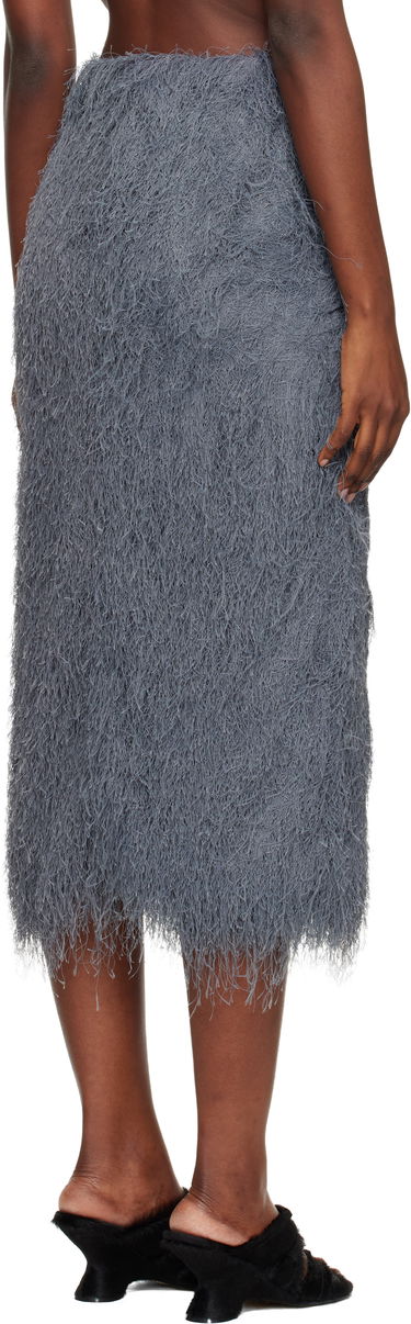 Nederdel Dries Van Noten Dries Van Noten Fringed Midi Skirt Grå | 252-010860-2031, 2