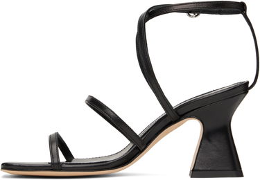 Tilbehør Aeyde Aeyde Edda Leather Heeled Sandals Sort | A11-HS-HLMS75CH152-SS25-800-007, 2