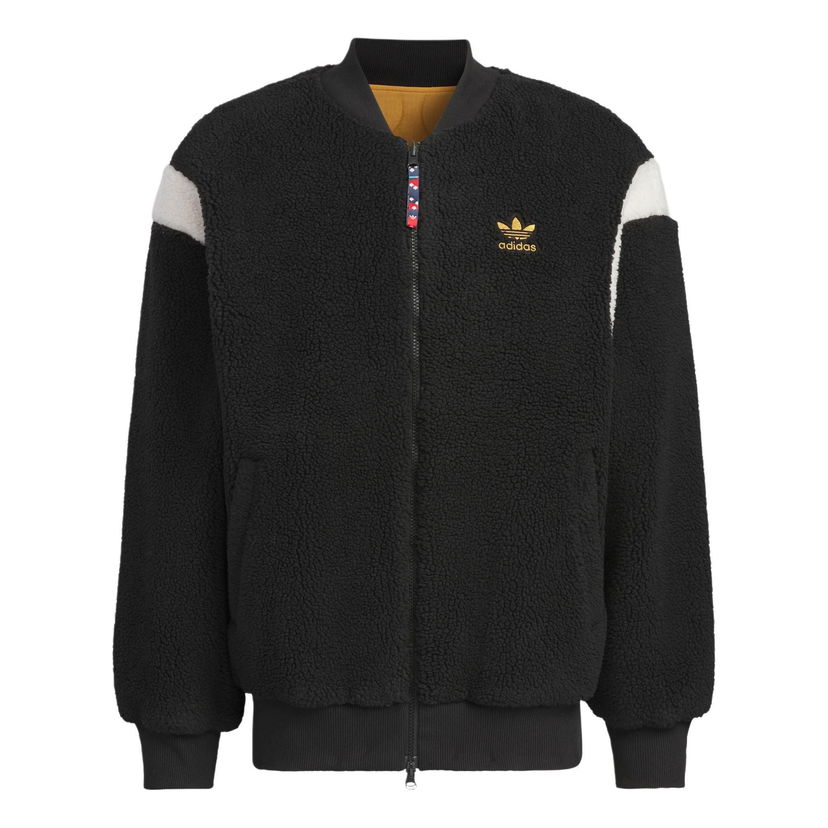 Bomberjakke adidas Originals Originals X Feifei Ruan Reversible Sherpa Bomber Sort | IX4215