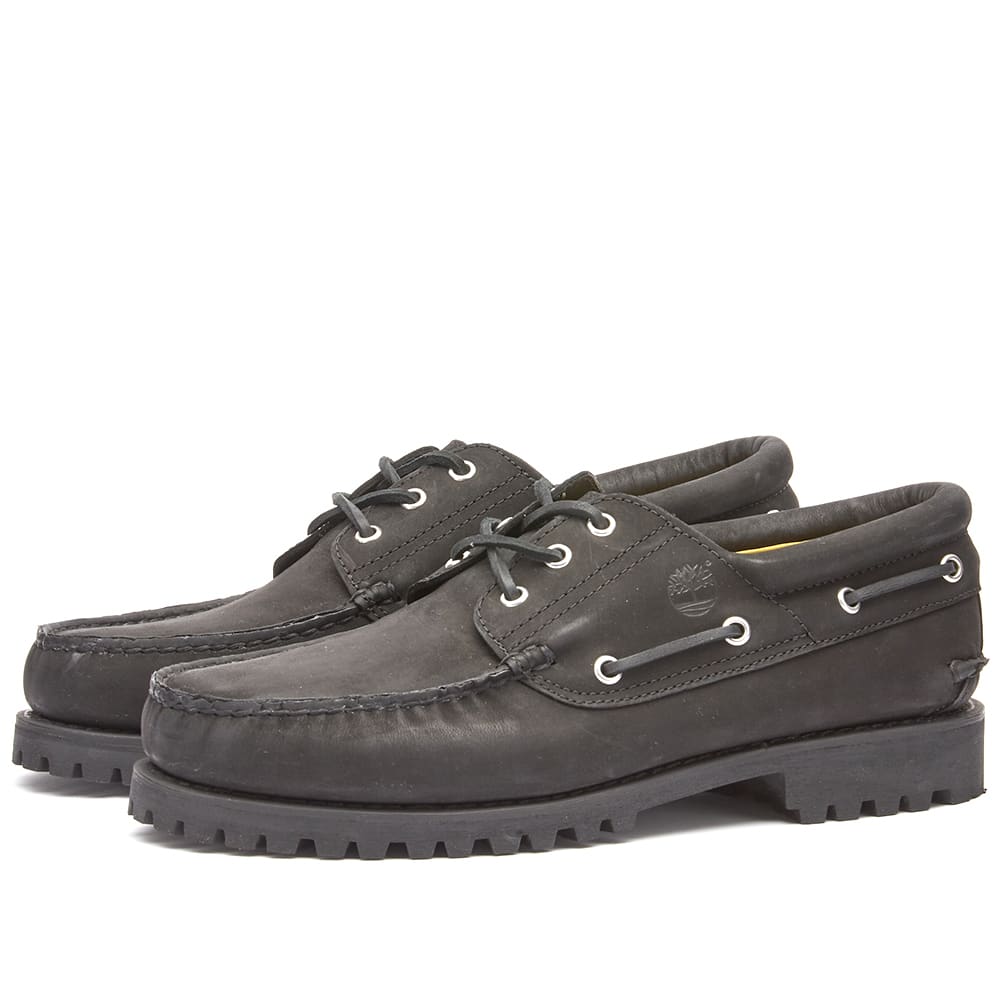 Sneakers og sko Timberland Men's 3-Eye Classic Lug Shoe Black Nubuck Sort | TB0A5RWM001, 0