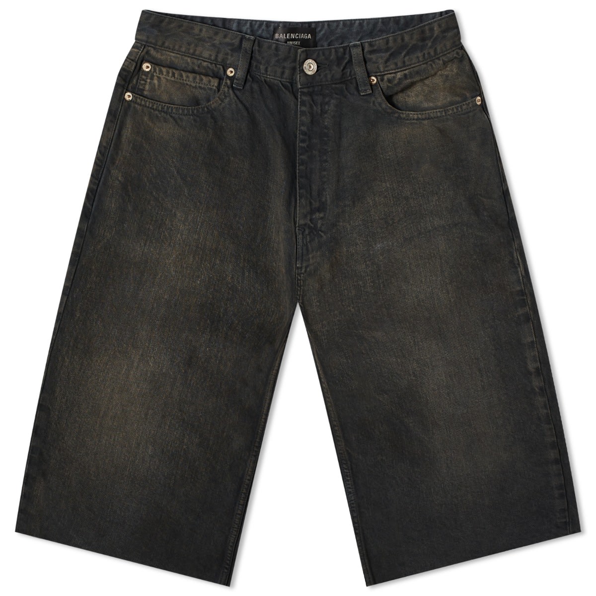 Shorts Balenciaga Denim Sort | 753212-TOW53-2150, 0