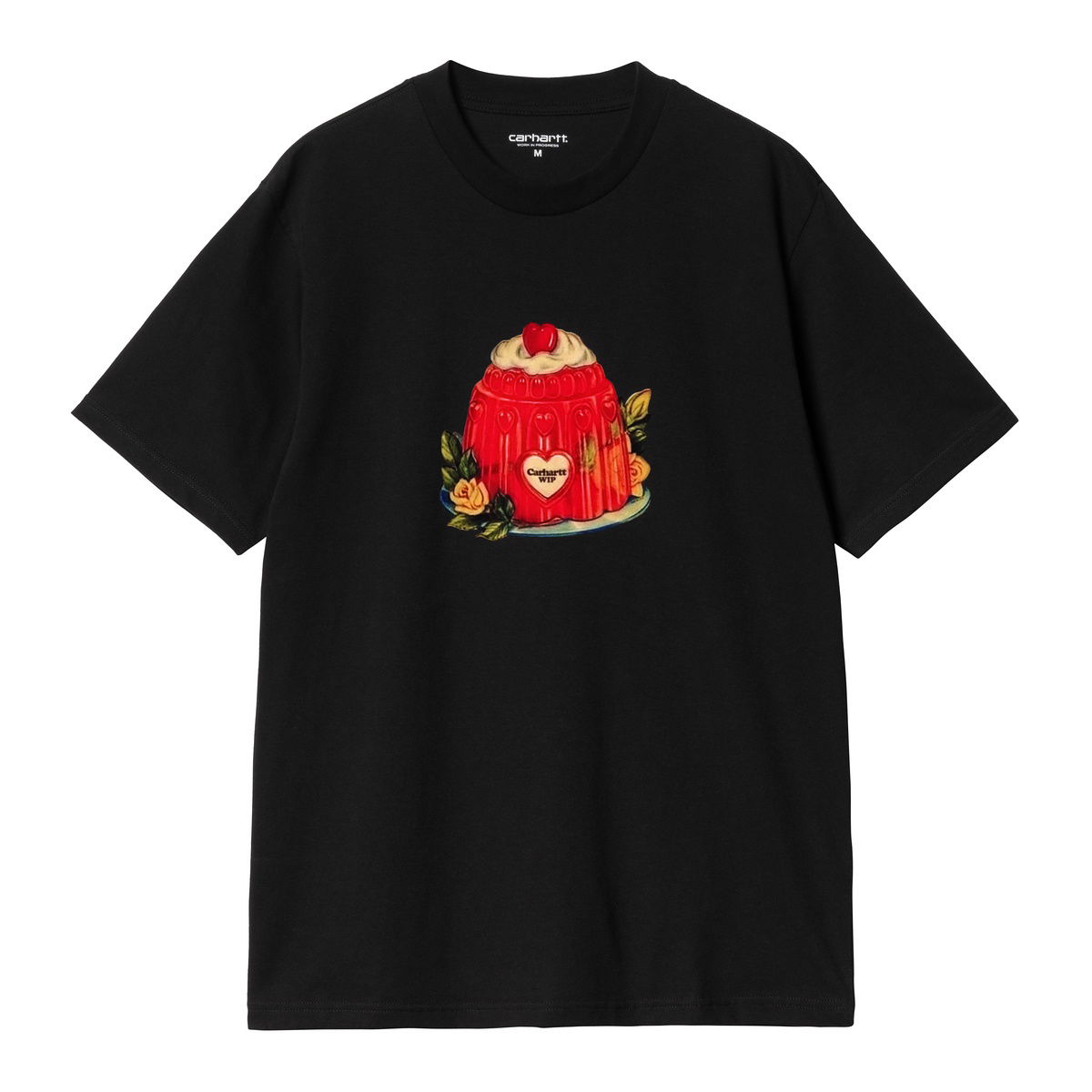 T-shirt Carhartt WIP Short Sleeve Pudding Graphic T-Shirt Sort | I034434_9, 0