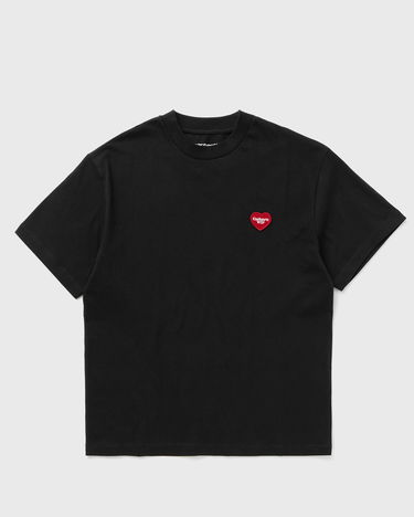 T-shirt Carhartt WIP Women's Short Sleeve Heart Patch T-Shirt Sort | I032318-1V2.XX, 0