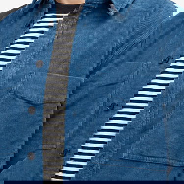 Skjorte Paul Smith Paul Smith Corduroy Shirt Jacket, Size Large Blå | M2R-413Z-P22248-48, 5
