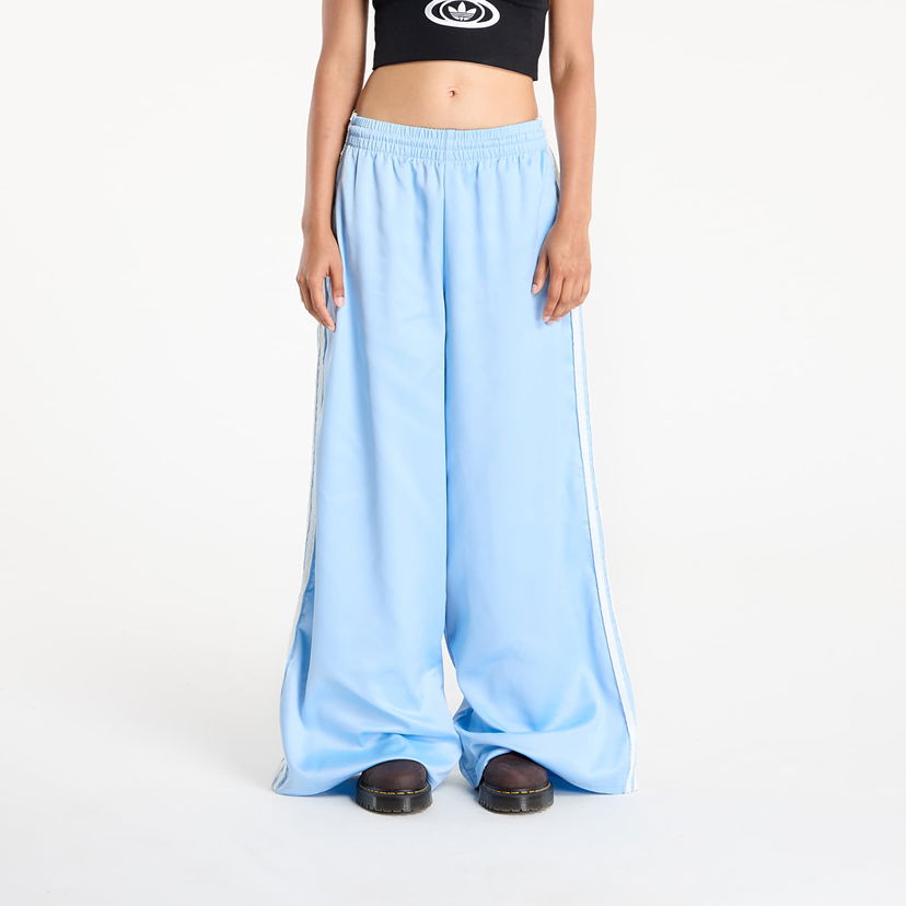 Joggingbukser adidas Originals adidas Originals Satin Wide Leg Tracksuit Bottoms Blå | KC8814