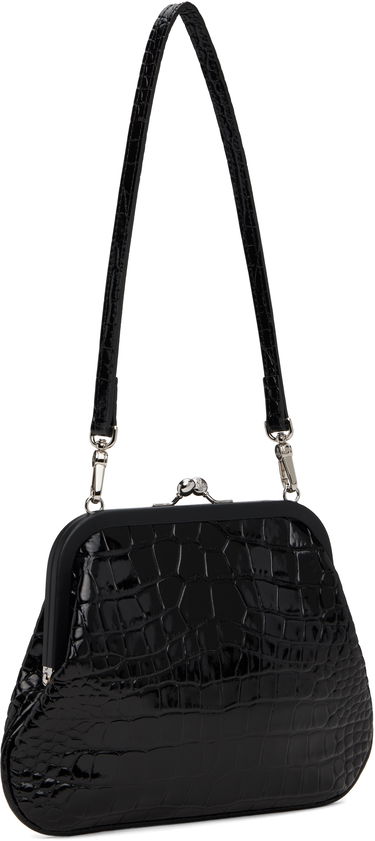 Håndtaske Vivienne Westwood Vivienne Westwood Vivienne's Crocodile Embossed Clutch Sort | 4B01000AW-L0098-, 2