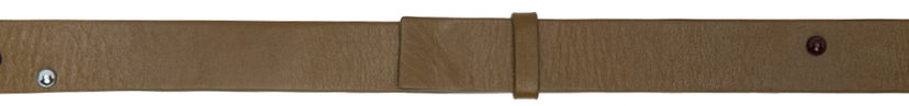 Bælter Dries Van Noten Dries Van Noten Studded Leather Belt Brun | 221-011403-119