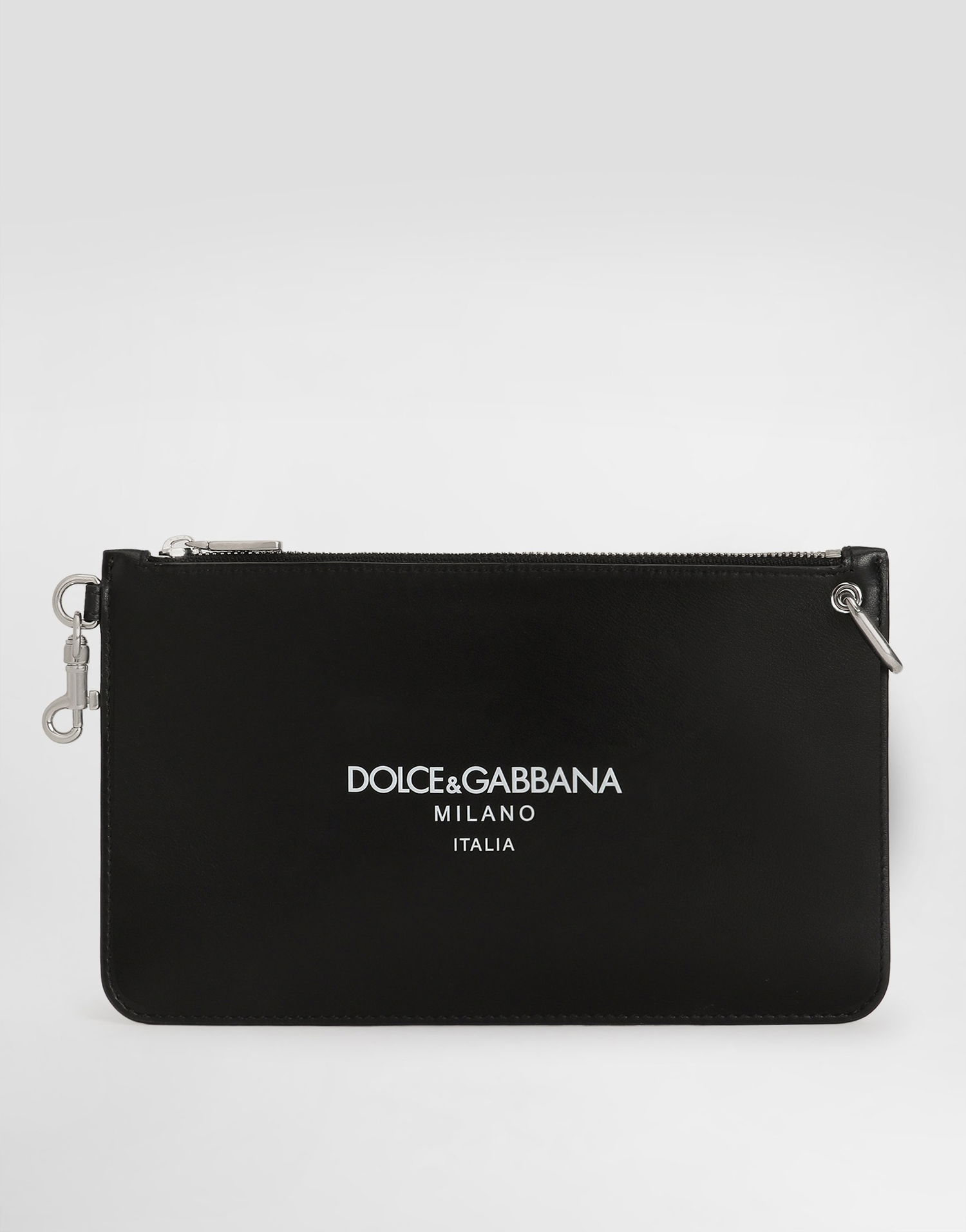 Håndtaske Dolce & Gabbana Calfskin Toiletry Bag Sort | BP3343A6E4880999, 0