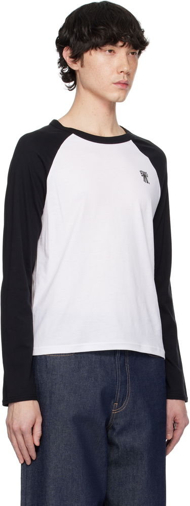 T-shirt Acne Studios Acne Studios Regular-Fit Long Sleeve T-Shirt Hvid | CL0320-, 1