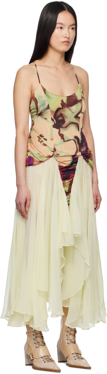 Kjole Collina Strada Collina Strada Magnolia Print Maxi Dress Flerfarvet | XX4013, 1