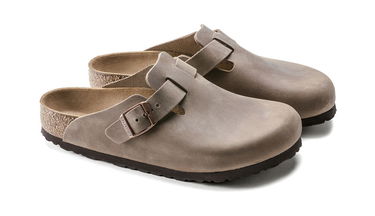 Sneakers og sko Birkenstock Boston Oiled Leather Grå | 960811, 4