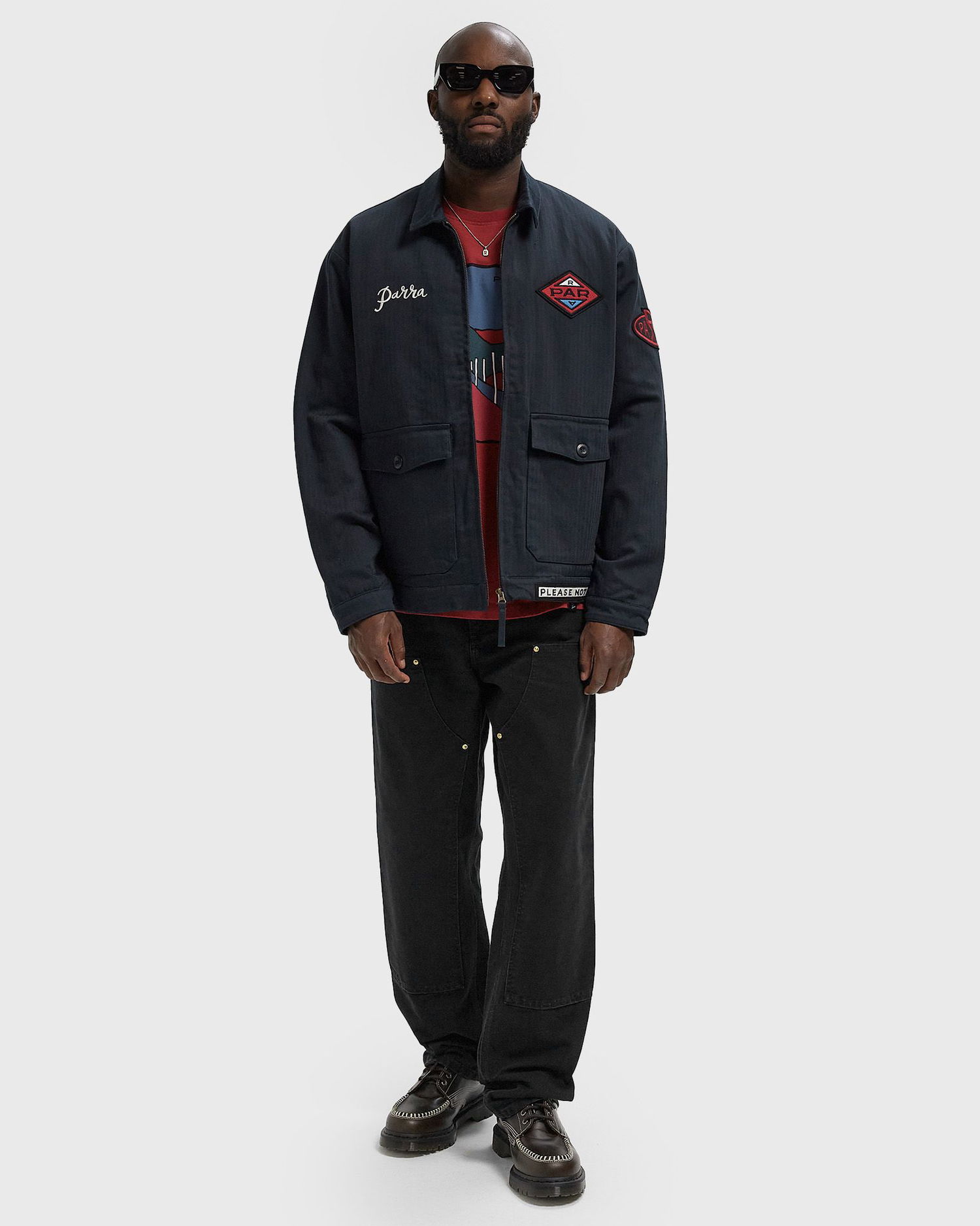 Jakke By Parra Parra Pumping gas jacket Mørkeblå | 54255, 1
