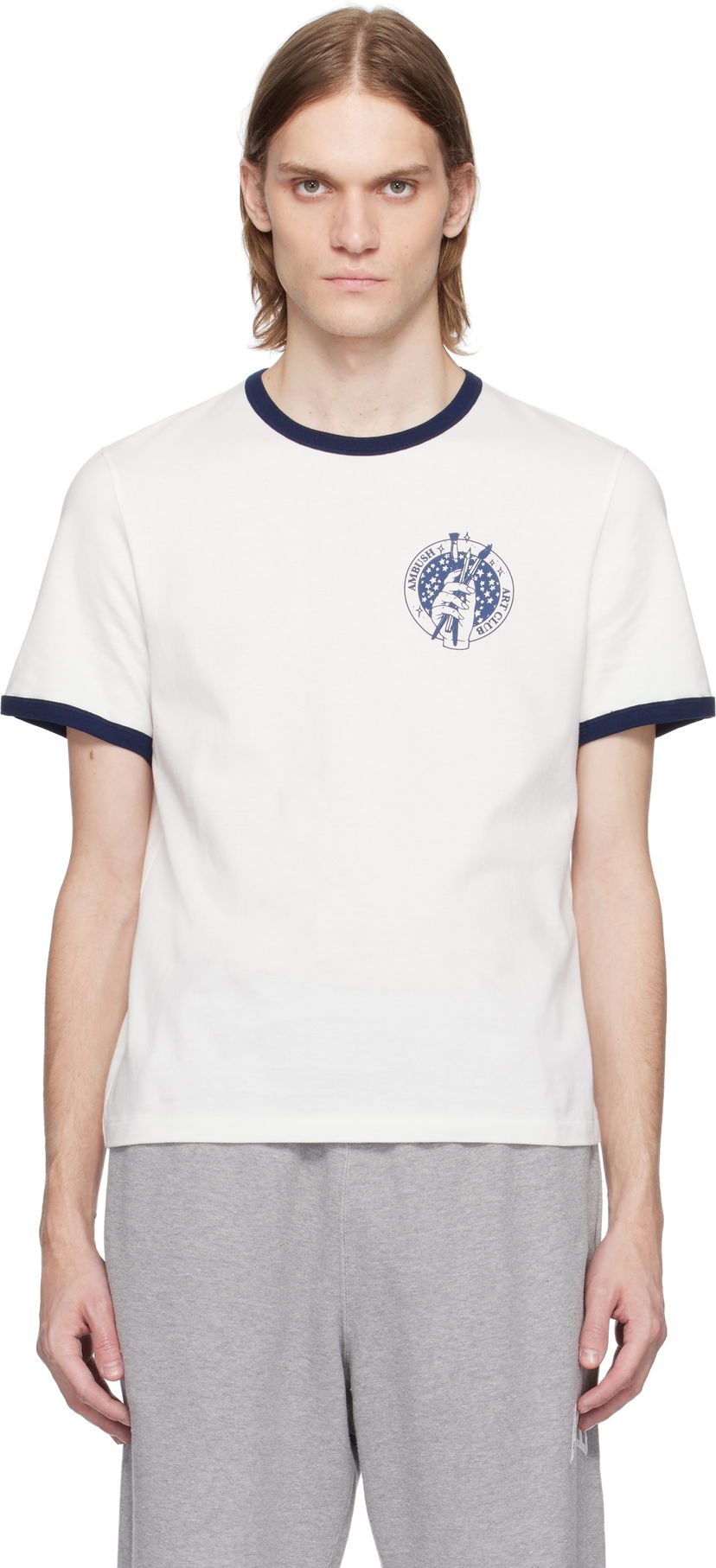 T-shirt Ambush AMBUSH 'Art Club' T-Shirt Hvid | 12115326
