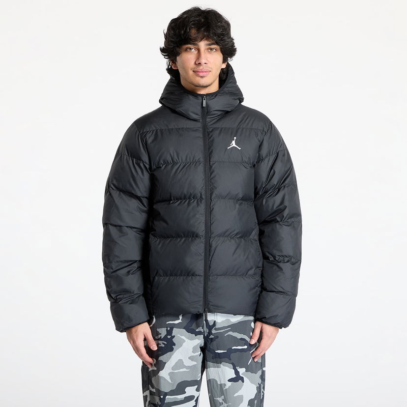 Puffer jakke Jordan Jordan Brooklyn Puffer Jacket Sort | FV7317-010