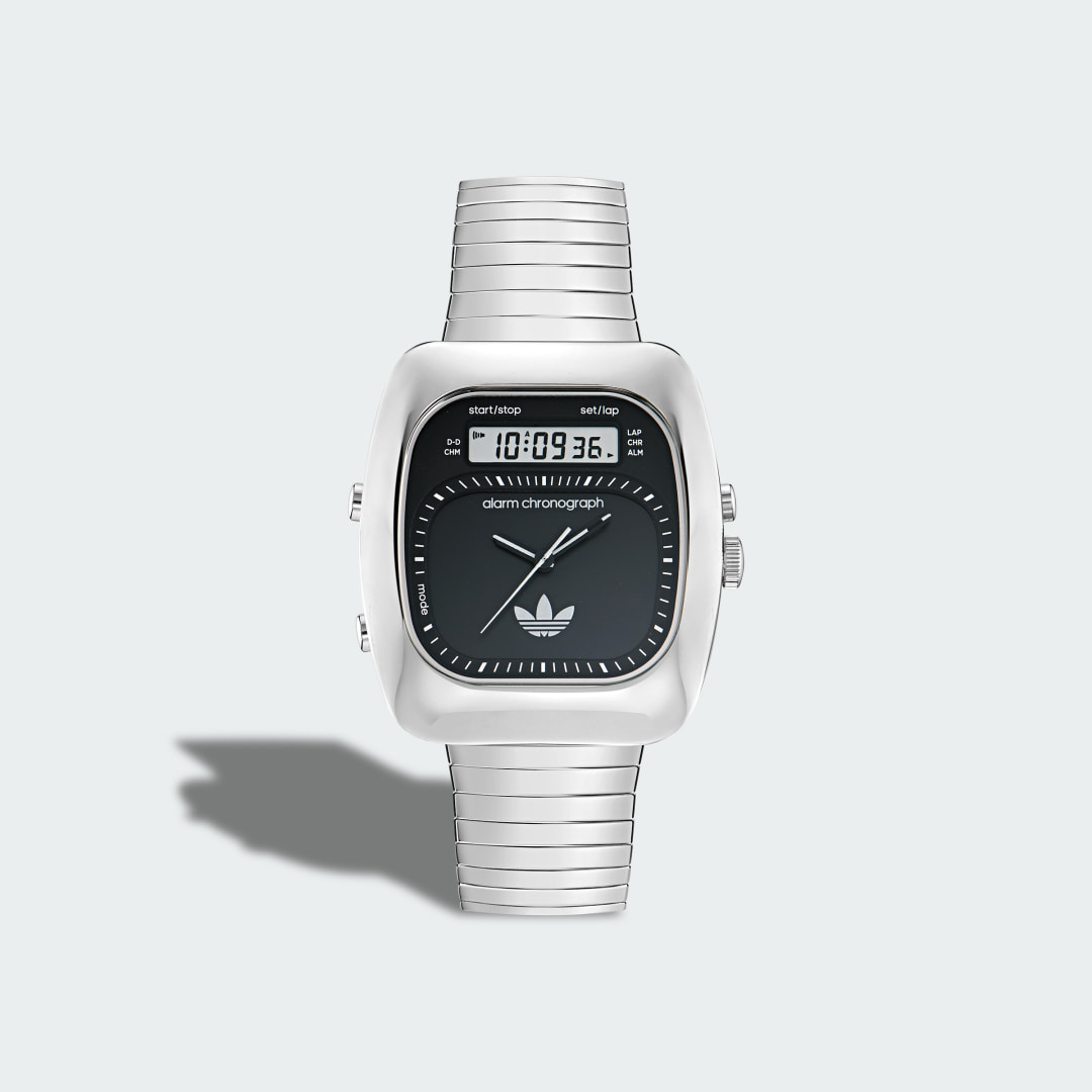Ur adidas Performance Digital Analog Chronograph Watch Athletics One Metalisk | JK7683, 0