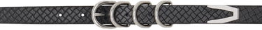 Bælter rag & bone Spire Leather Belt Sort | WJW24FB1027EM27, 0