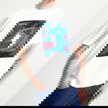 T-shirt By Parra Parra Room Fever Graphic T-Shirt Hvid | 53510-WHT, 5