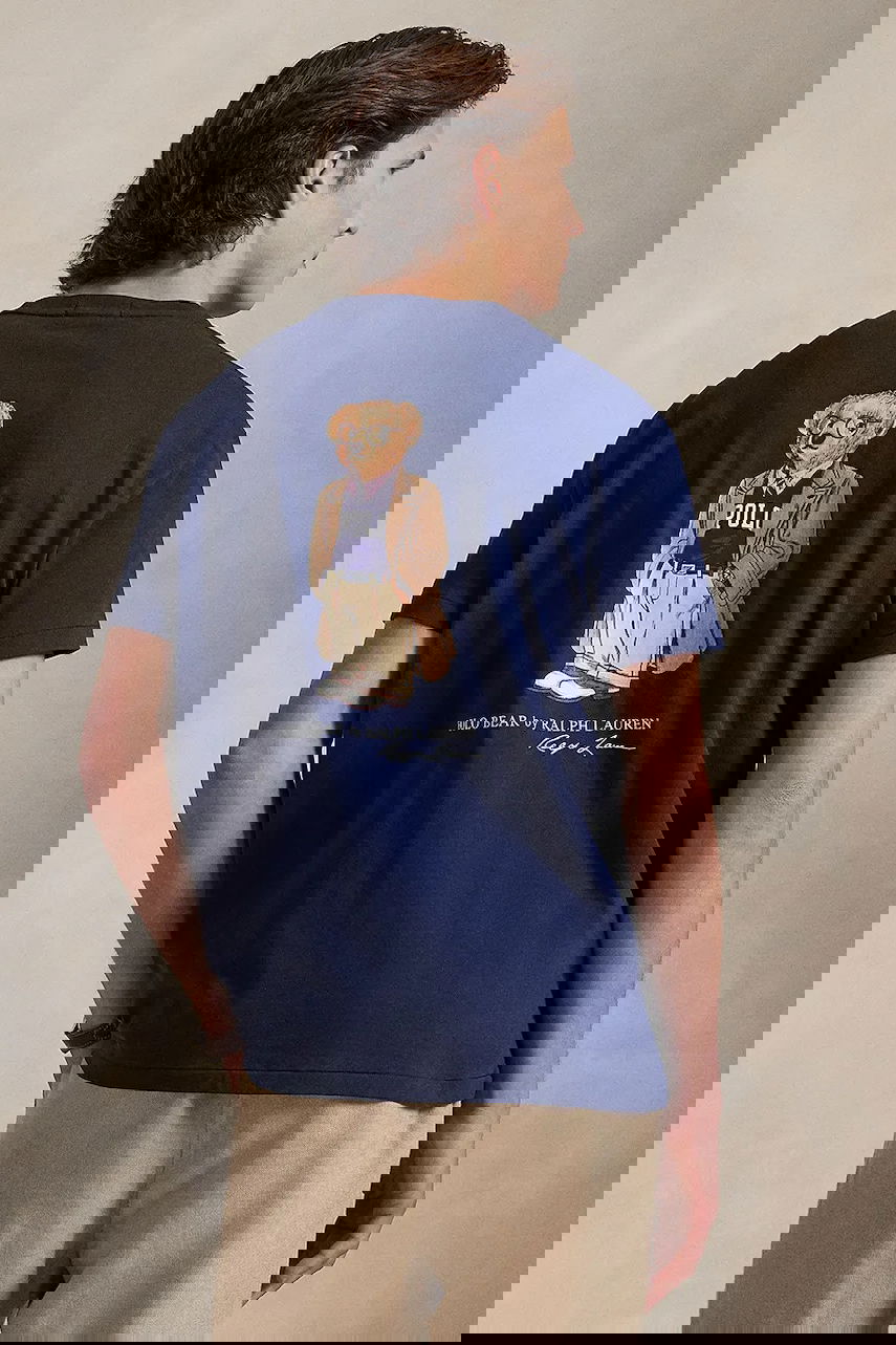 T-shirt Polo by Ralph Lauren Polo Ralph Lauren Sscnpktm12 Short Sleeve T-Shirt Mørkeblå | 710974585, 1