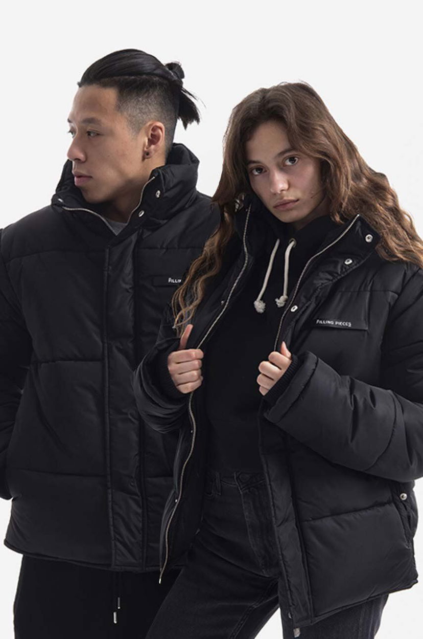 Bomberjakke Filling Pieces Pieces Bomber Jacket Sort | 8622201861