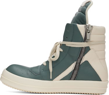 Sneakers og sko Rick Owens Rick Owens Hollywood Geobasket Grøn | RU01E5894 LCO, 2