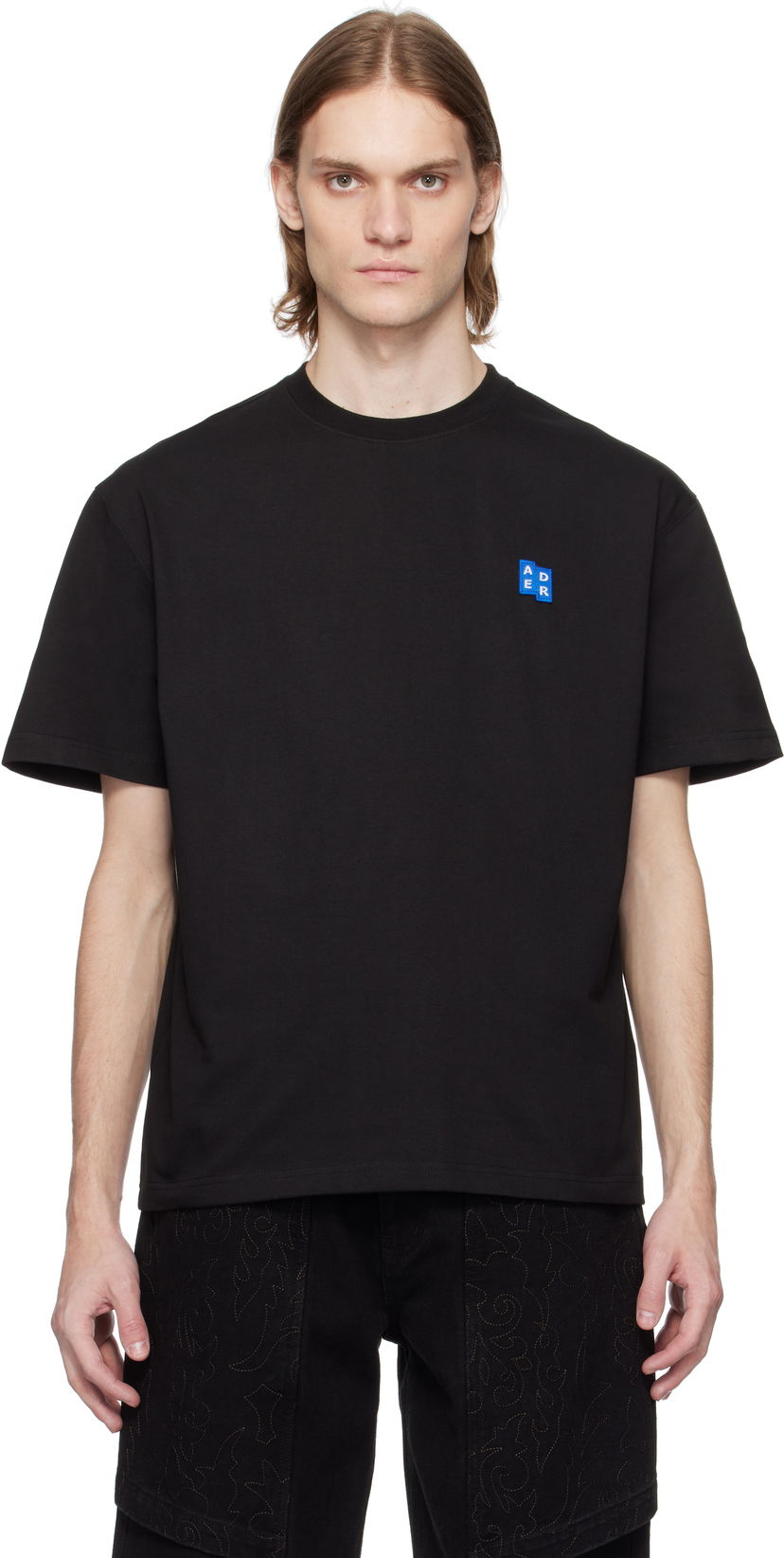 T-shirt ADER ERROR ADER error Sig TRS Tag 01 T-Shirt Sort | BO42FYTS0101BK