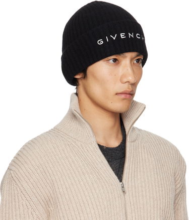 Beanie Givenchy Givenchy 4G Embroidered Beanie Sort | 710003974001-U7927, 1
