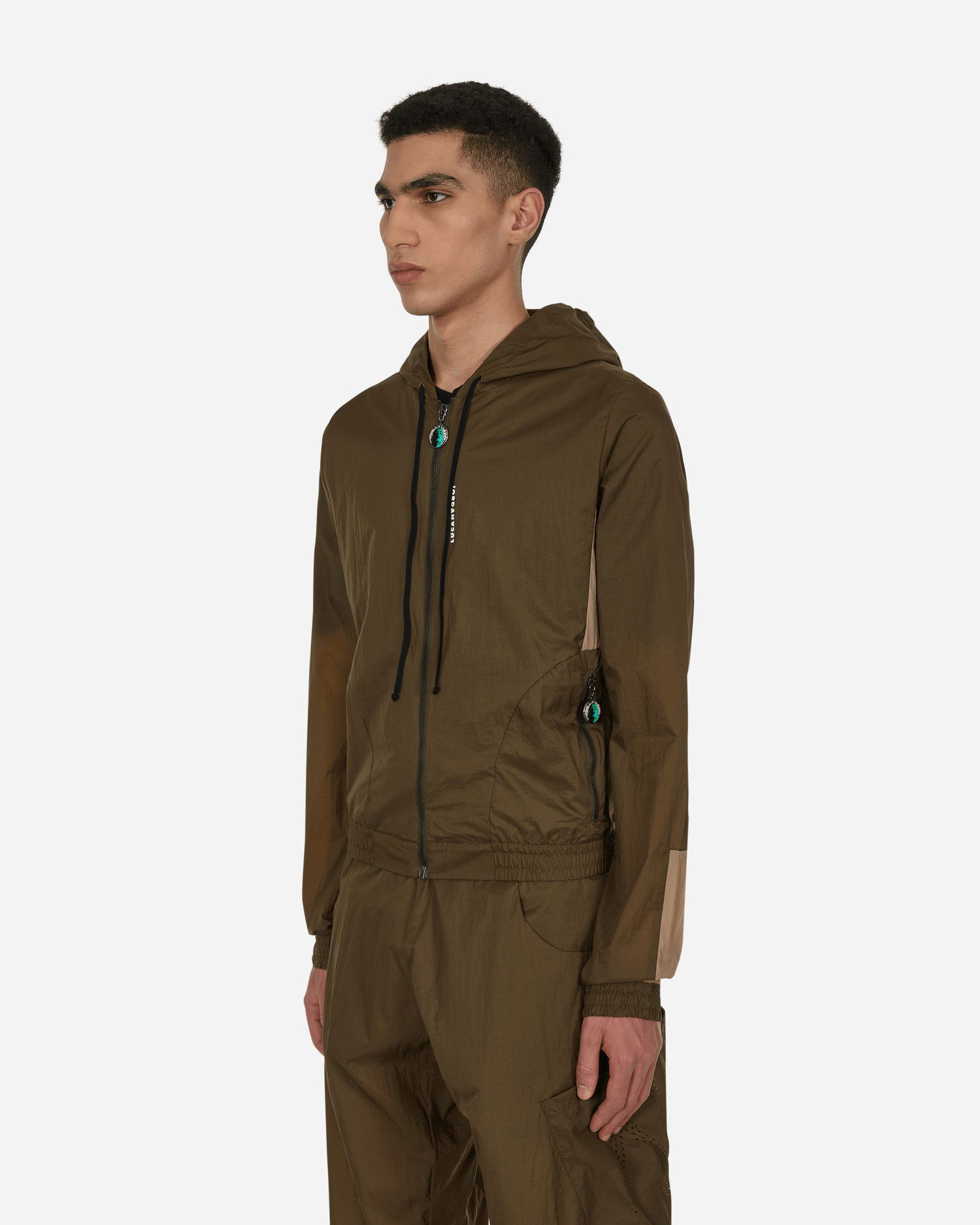 Jakke Jordan Slam Jam Euphoria Hooded Jacket Brun | JLSJEUPHOODIE 003, 1