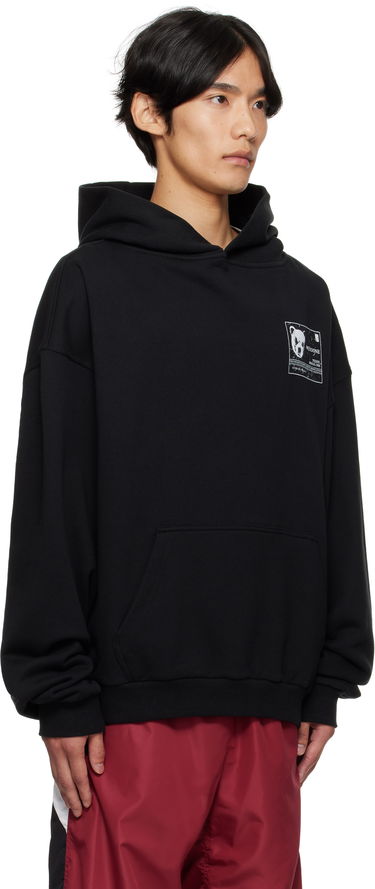 Sweatshirt We11done DNA Hoodie Sort | WD-TH2-25-833-U-BK, 1