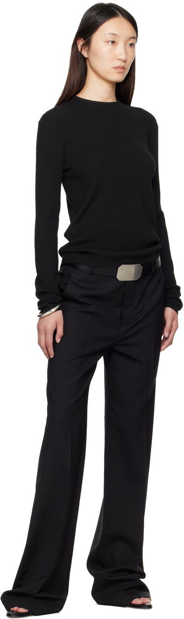 T-shirt Fear of God Fear of God ESSENTIALS Soft Rib Long Sleeve T-Shirt Sort | 192SP257800FW, 3